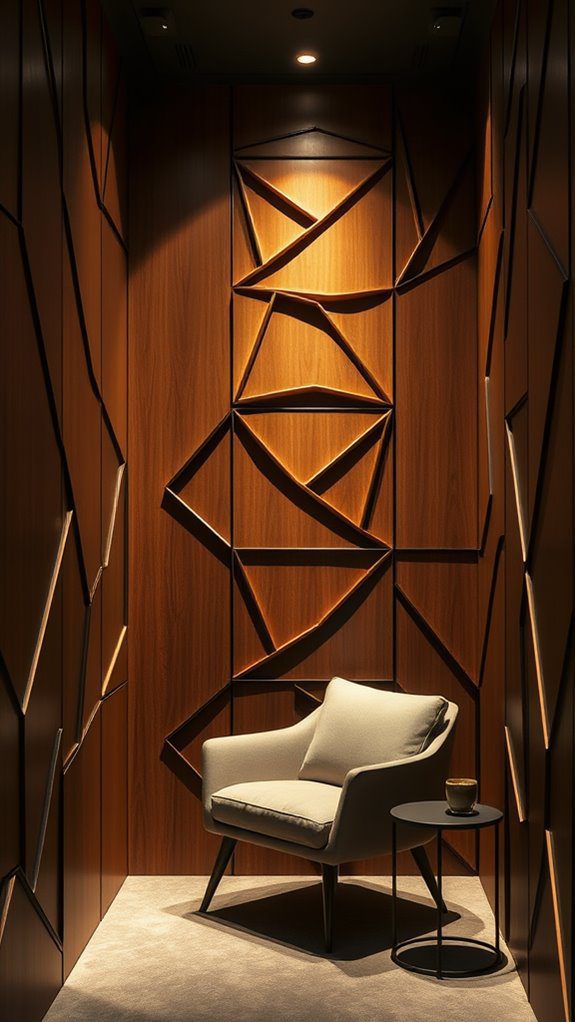 stylish three dimensional wall decor