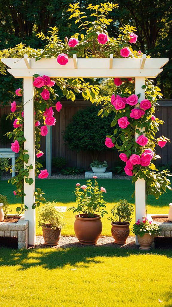 support structures for vines
