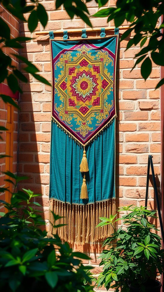 textile art decor pieces