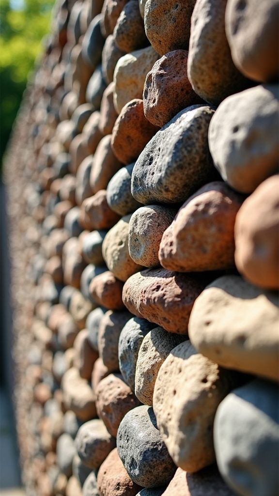 textured gabion wall design