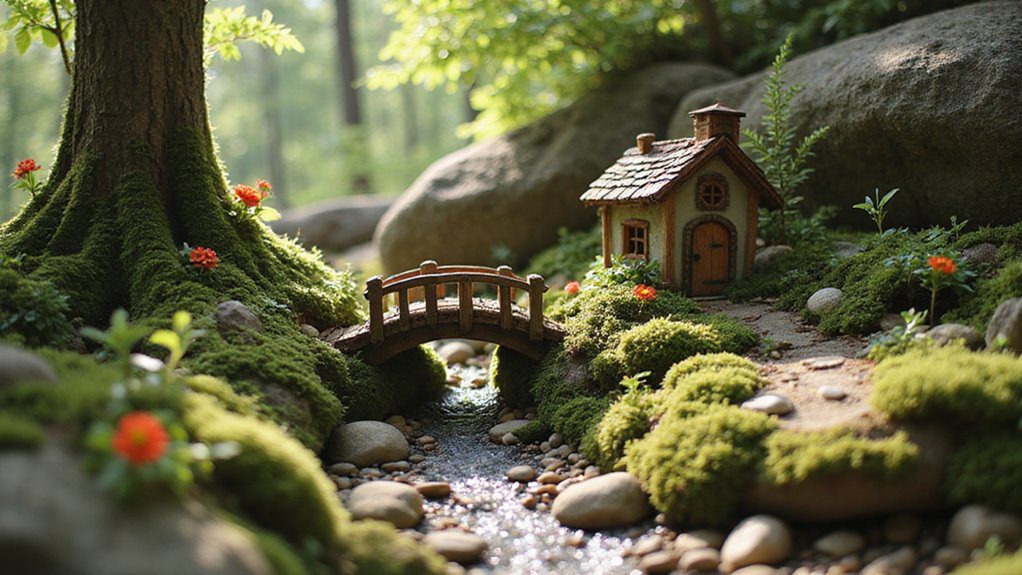 tiered rock garden design
