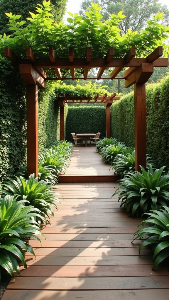 timber sleeper garden framing