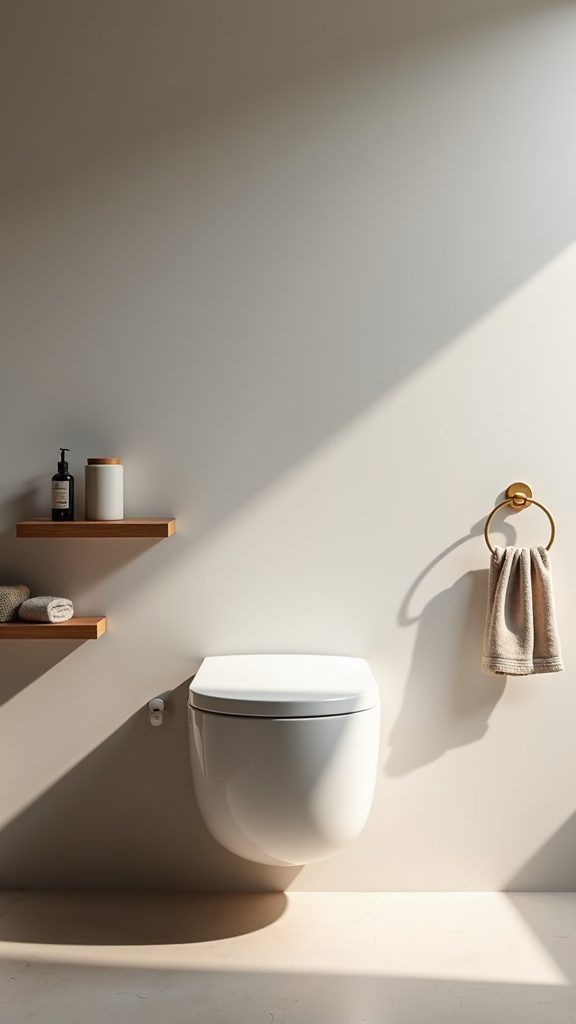 toilet on water surface