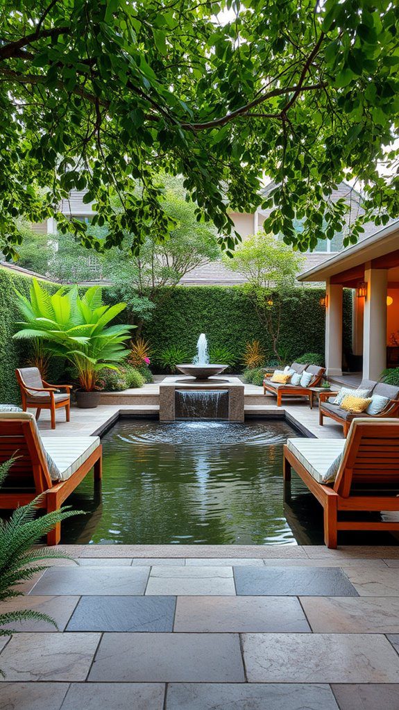 tranquil water elements enhance