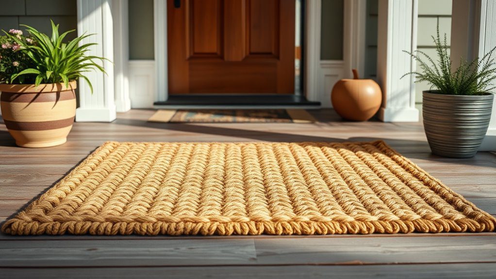 unique and artistic welcome mats