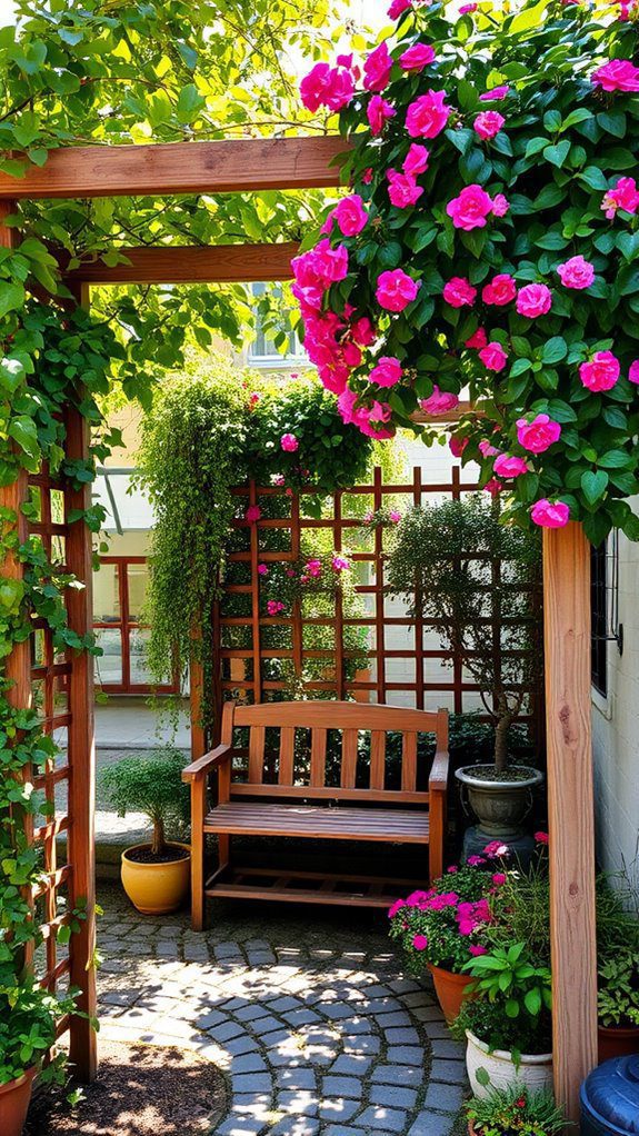 vertical garden structures enhance