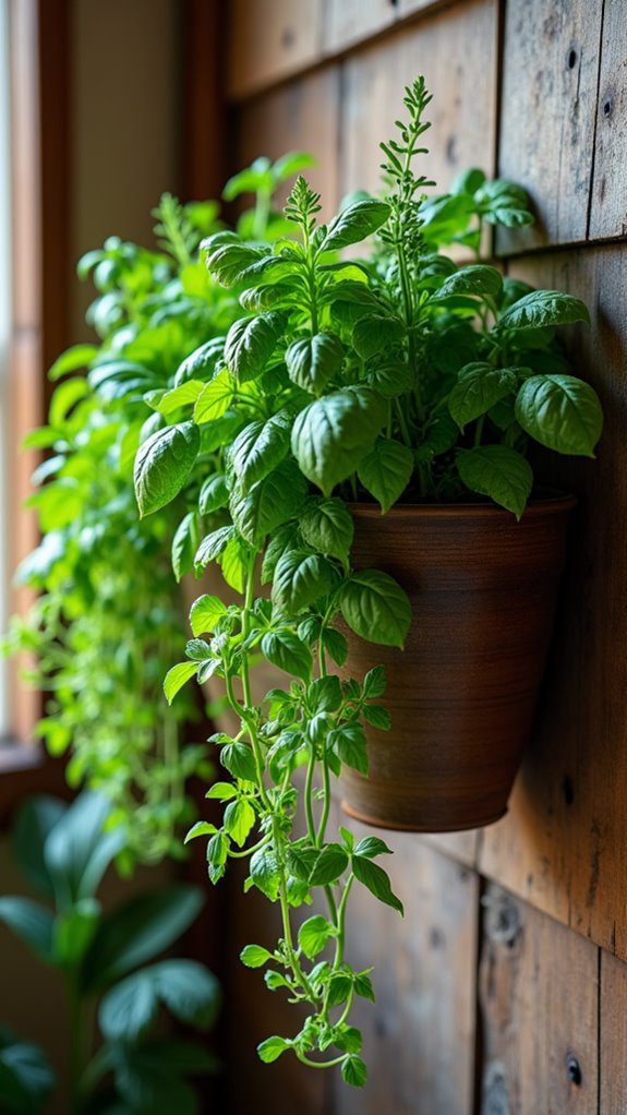 vertical gardening for herbs