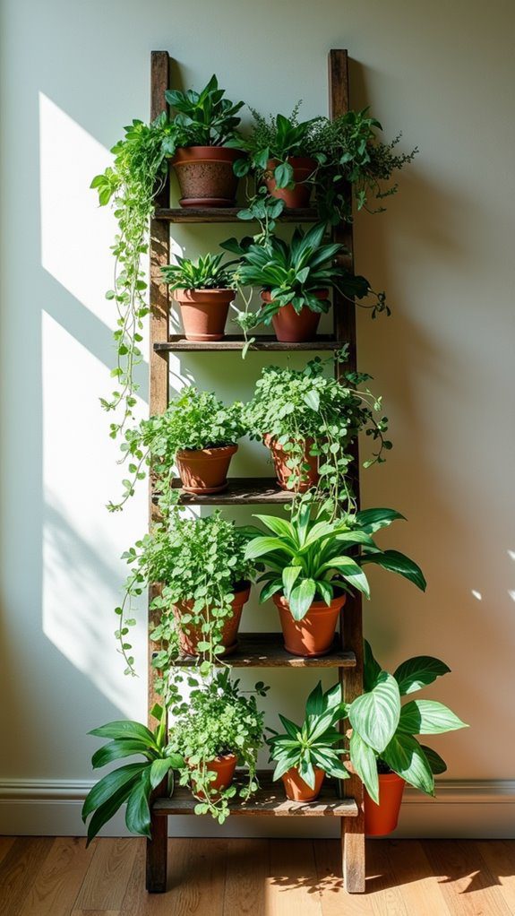 vertical plant showcase stand