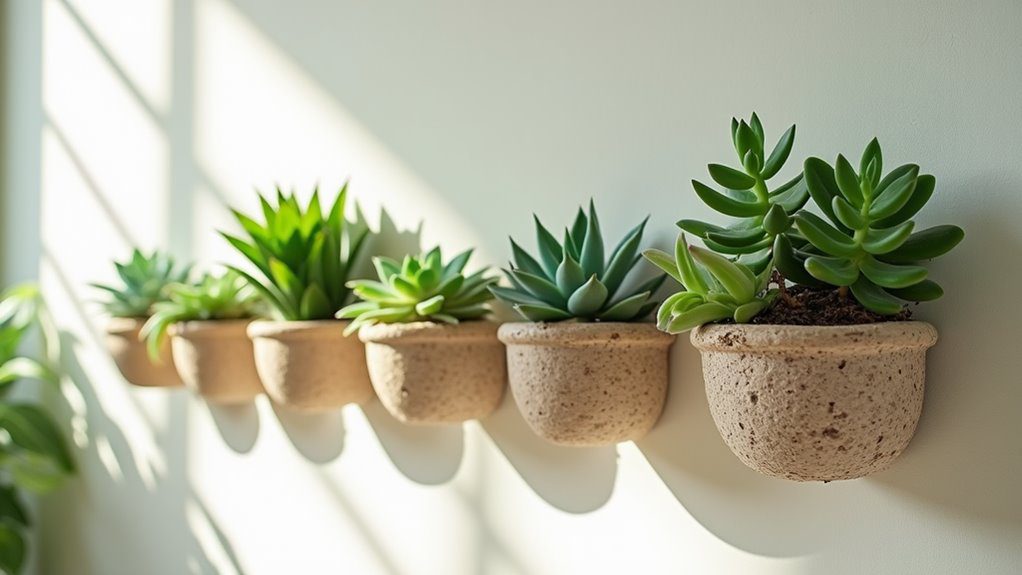 vertical succulent wall decor