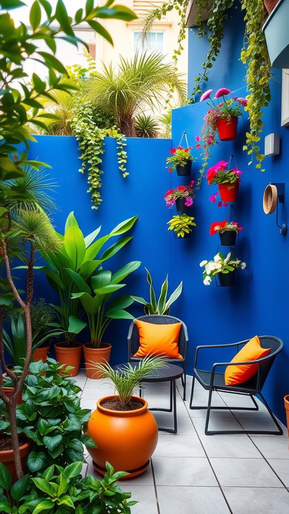 vibrant interior design feature