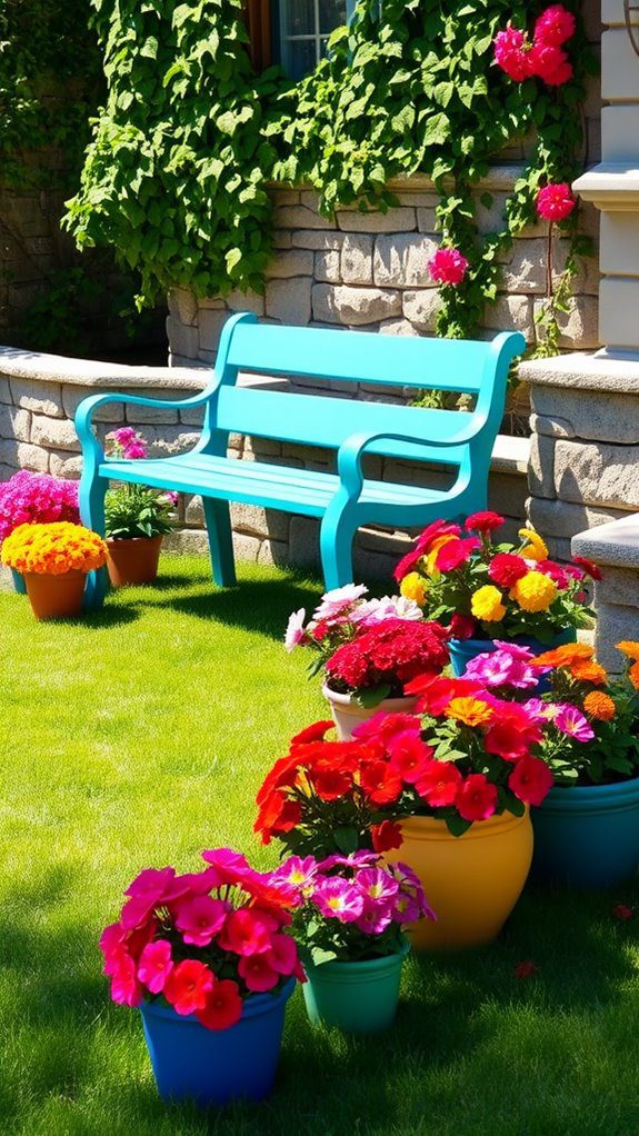 vibrant patio seating options