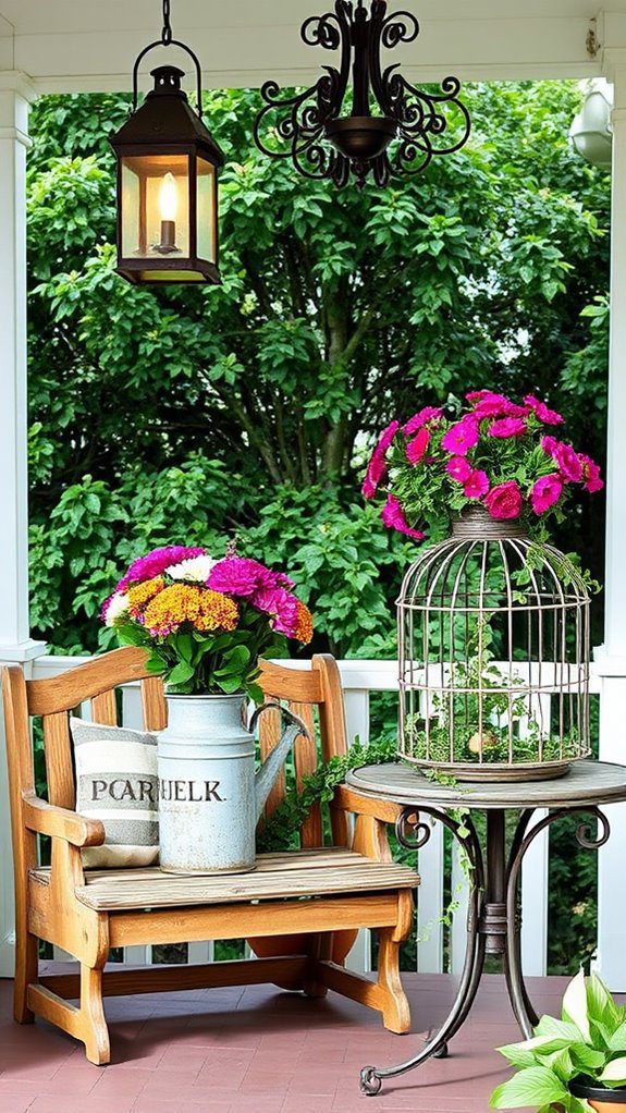 vintage decor repurposed creatively