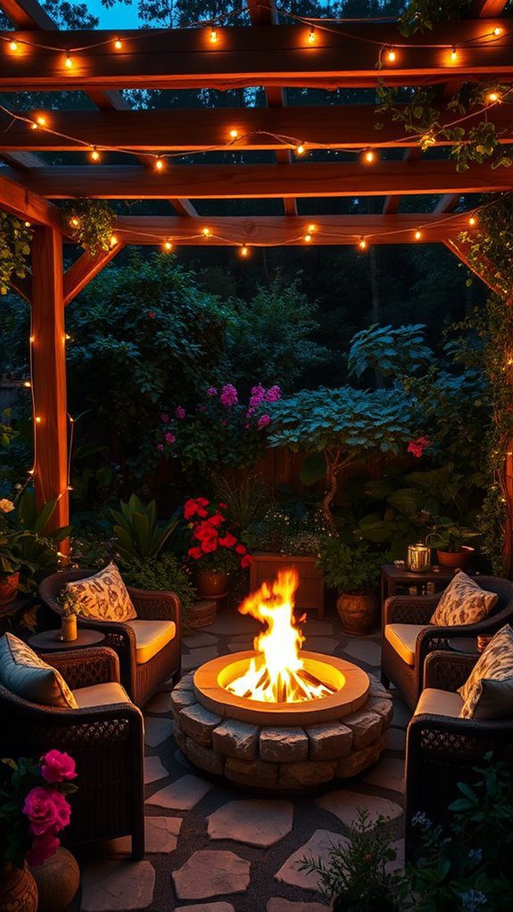 warm evenings with friends