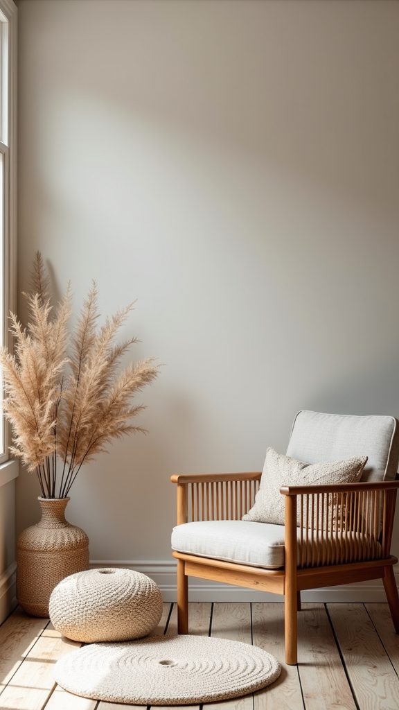 warm textured winter decor