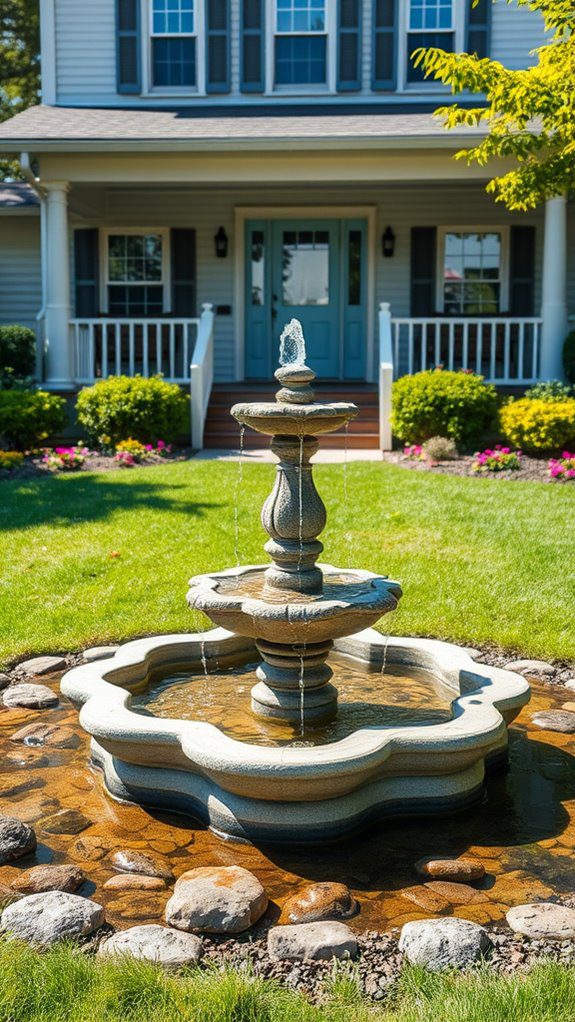 water feature focal point