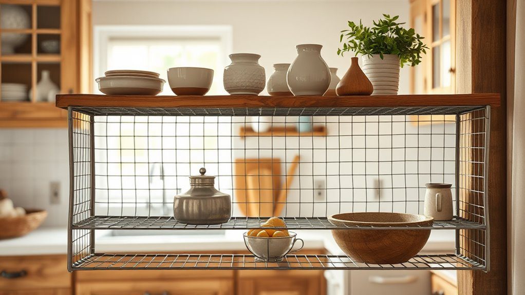 wire mesh storage solution