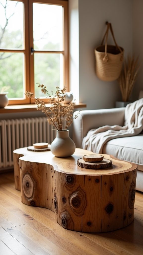 wooden design elements enhance decor