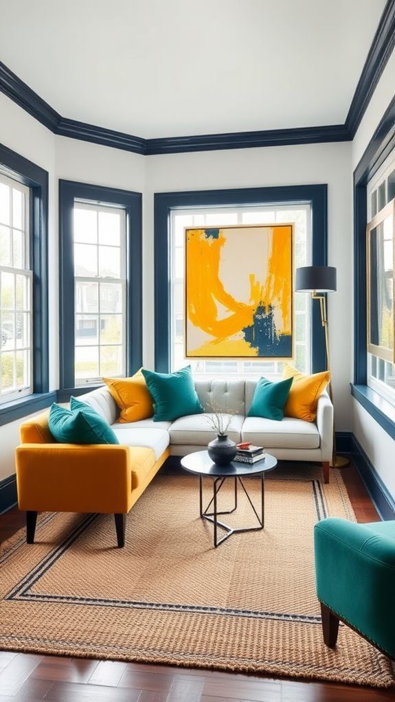 apply vibrant trim color