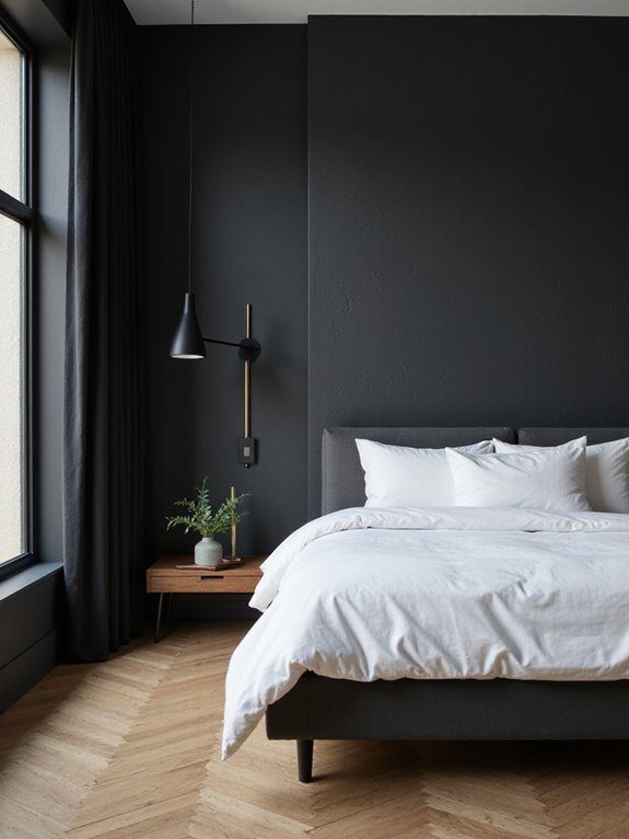 cozy dark contemporary retreat