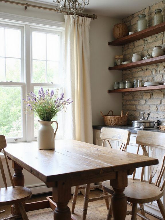 cozy farmhouse kitchen details