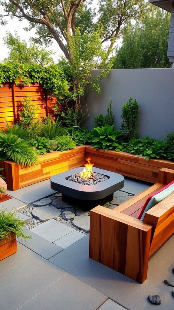cozy outdoor seating area