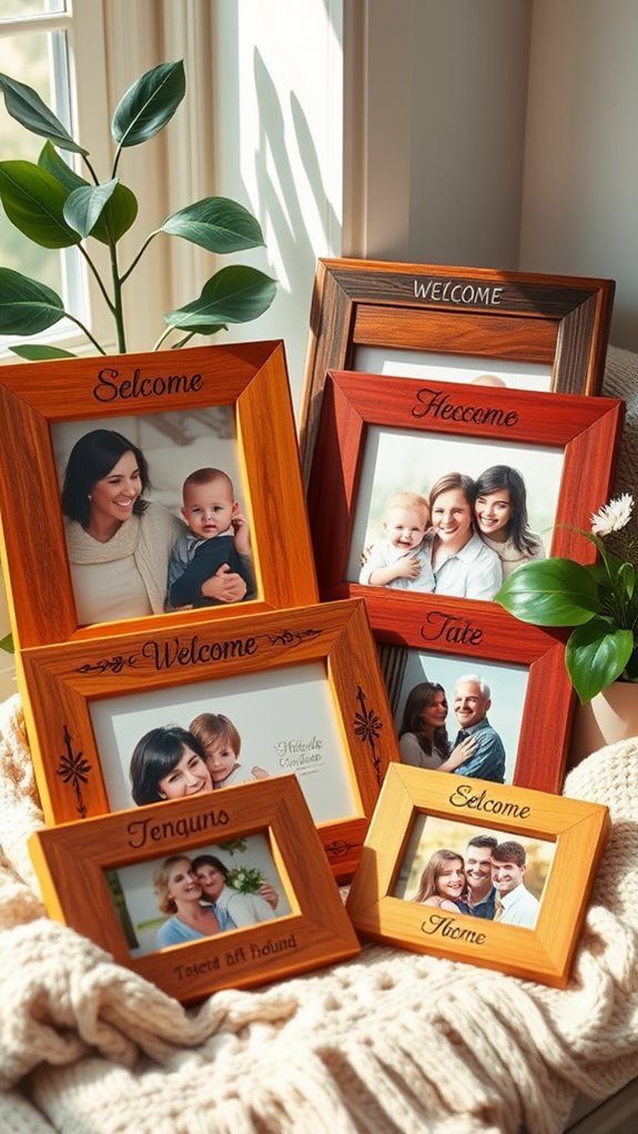 customizable photo display frames