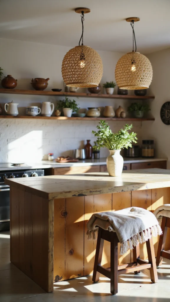 Eco friendly reclaimed kitchen materials