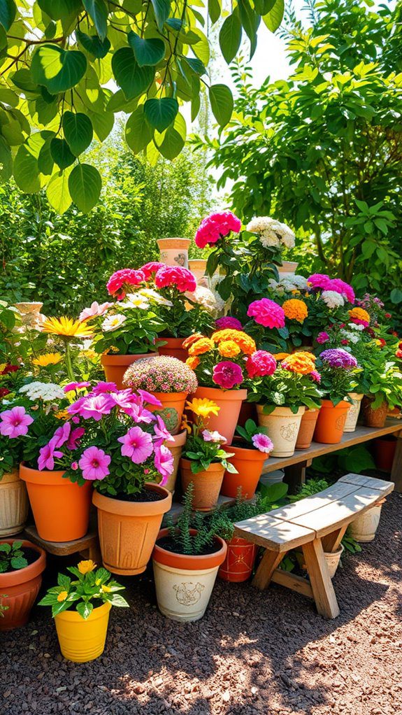 flower pot garden design