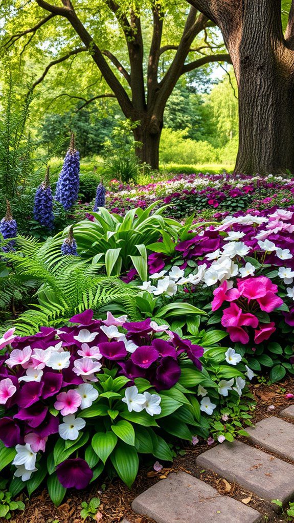 flowers thriving in shade