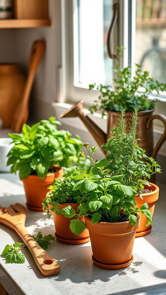 indoor herb gardening kit