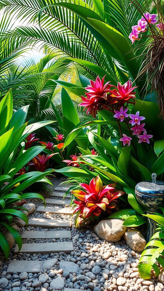 lush exotic plant paradise