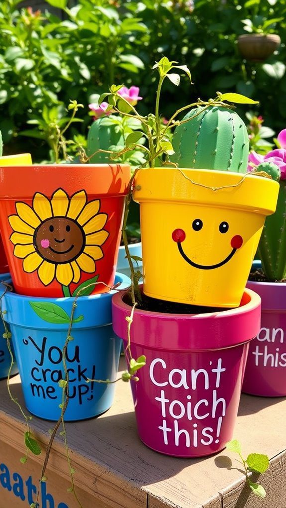 playful plant containers