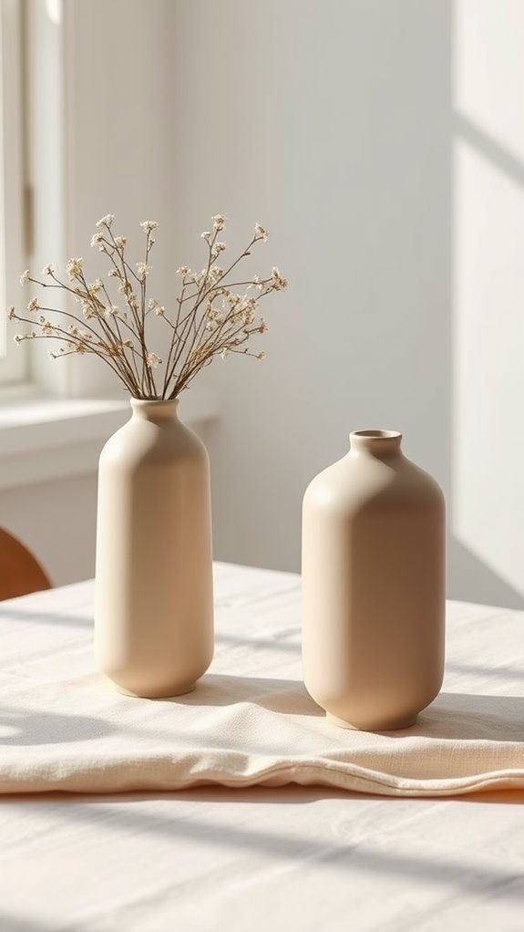 simple elegant floral containers
