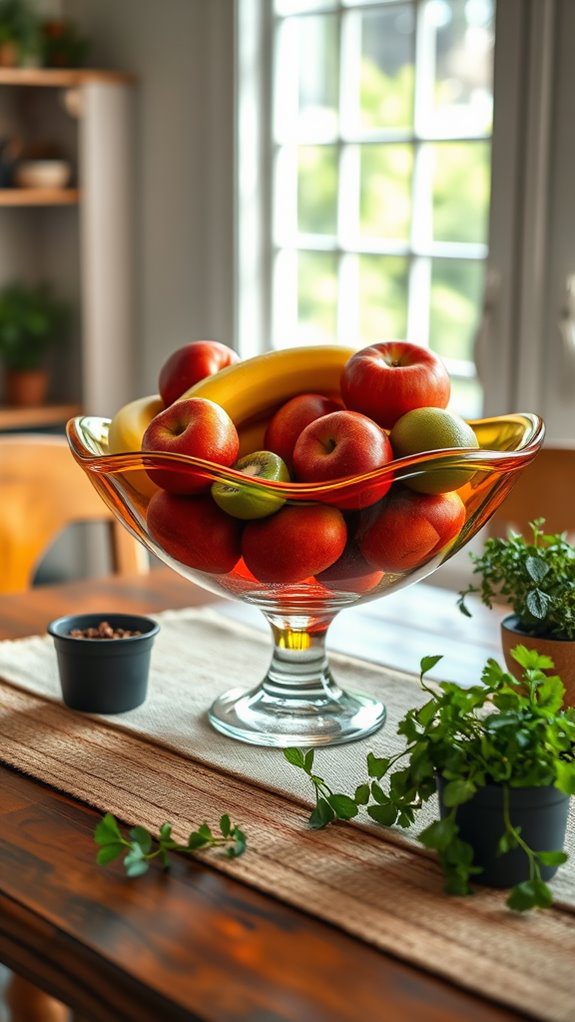 stylish centerpiece for fruit
