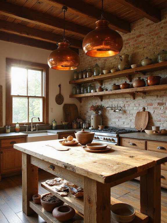 sustainable rustic kitchen charm