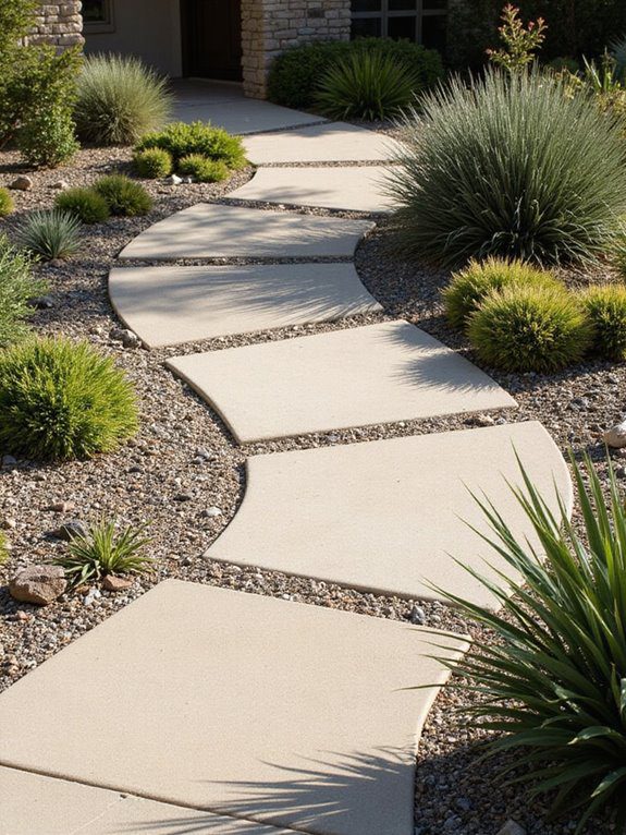 wide low maintenance pathways design