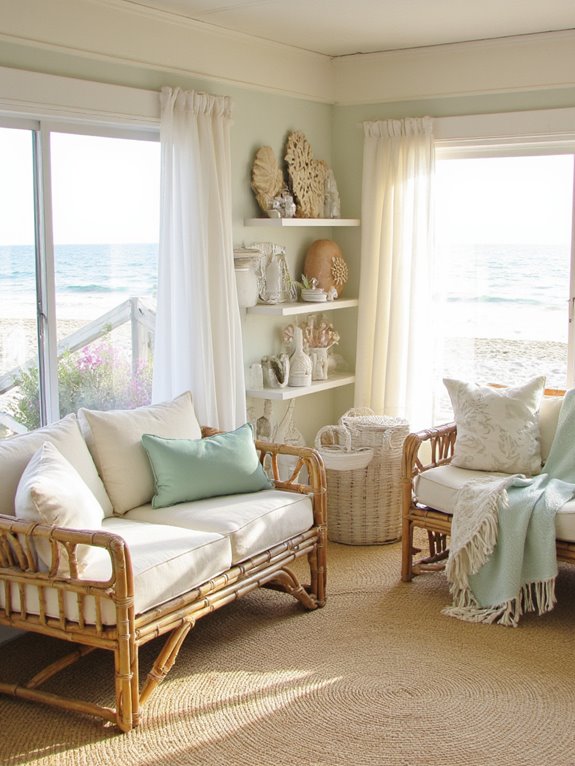 beach inspired cozy retreat