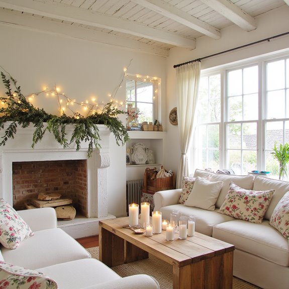 cozy glow with lights