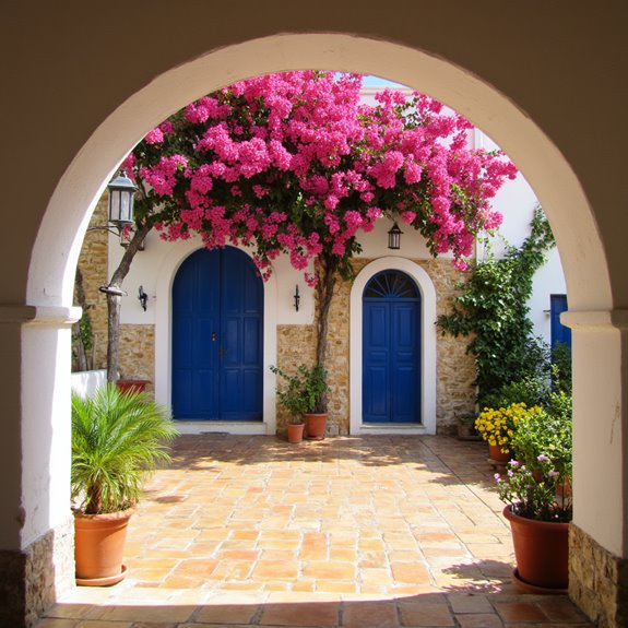 elegant arched doorway charm