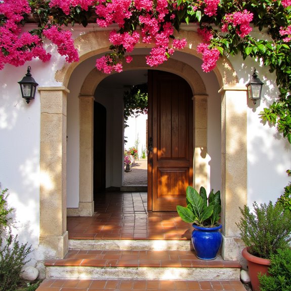 inviting natural light entryways