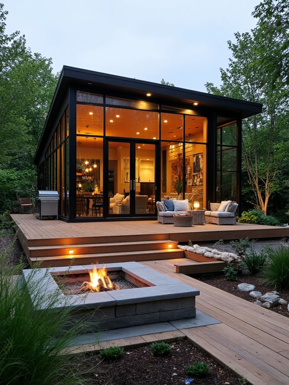 inviting outdoor living extensions