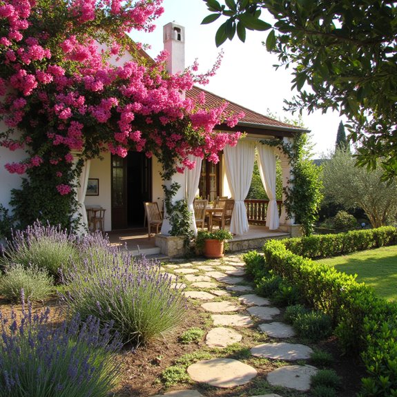 lush fragrant garden oasis