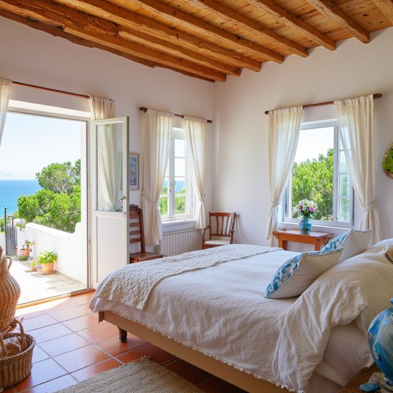 mediterranean serene bedroom sanctuary
