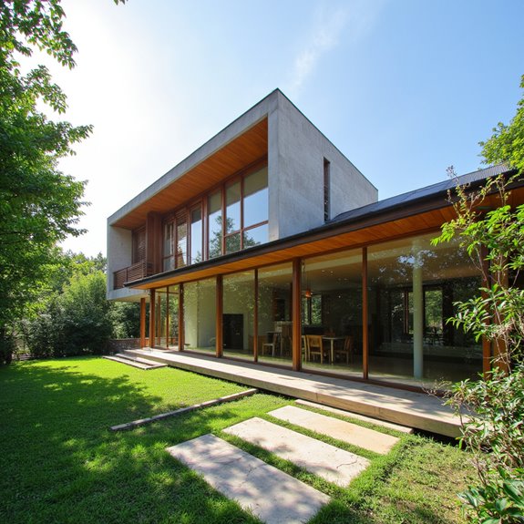 natural light and thermal mass