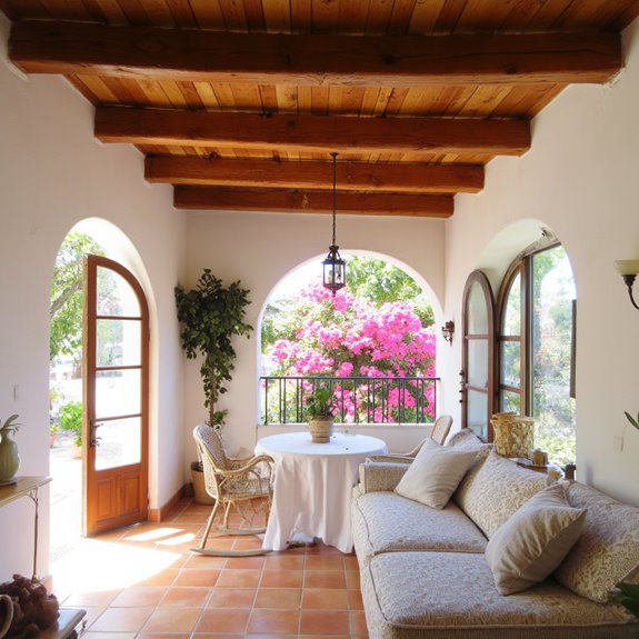 rustic vaulted wood ceilings