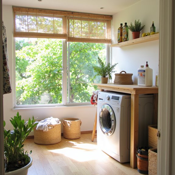 sustainable cleaning and laundry