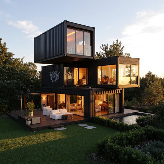 sustainable luxury container living