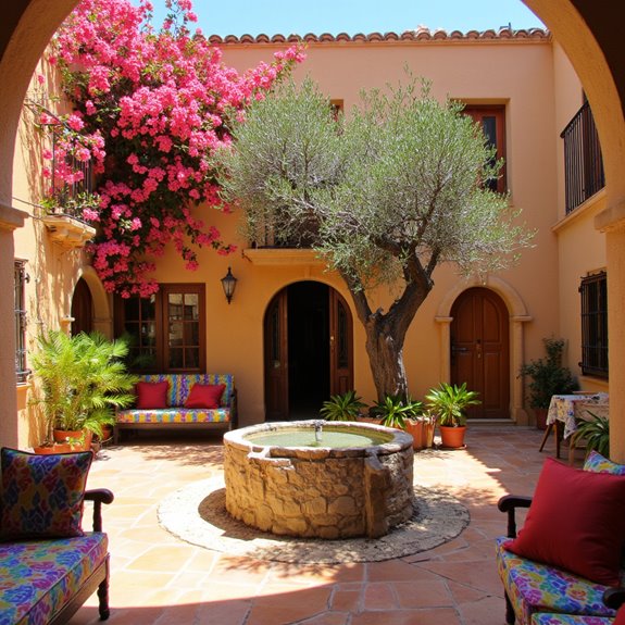 timeless spanish courtyard elegance