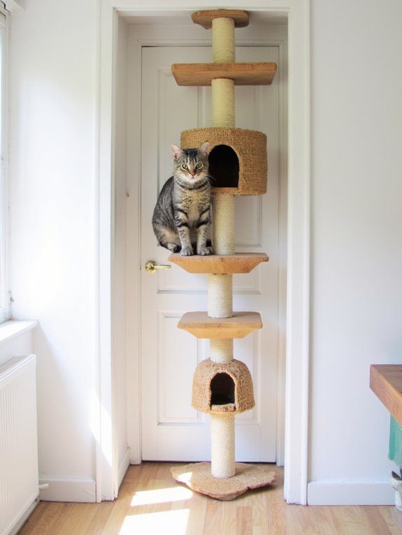 vertical cat playground solution