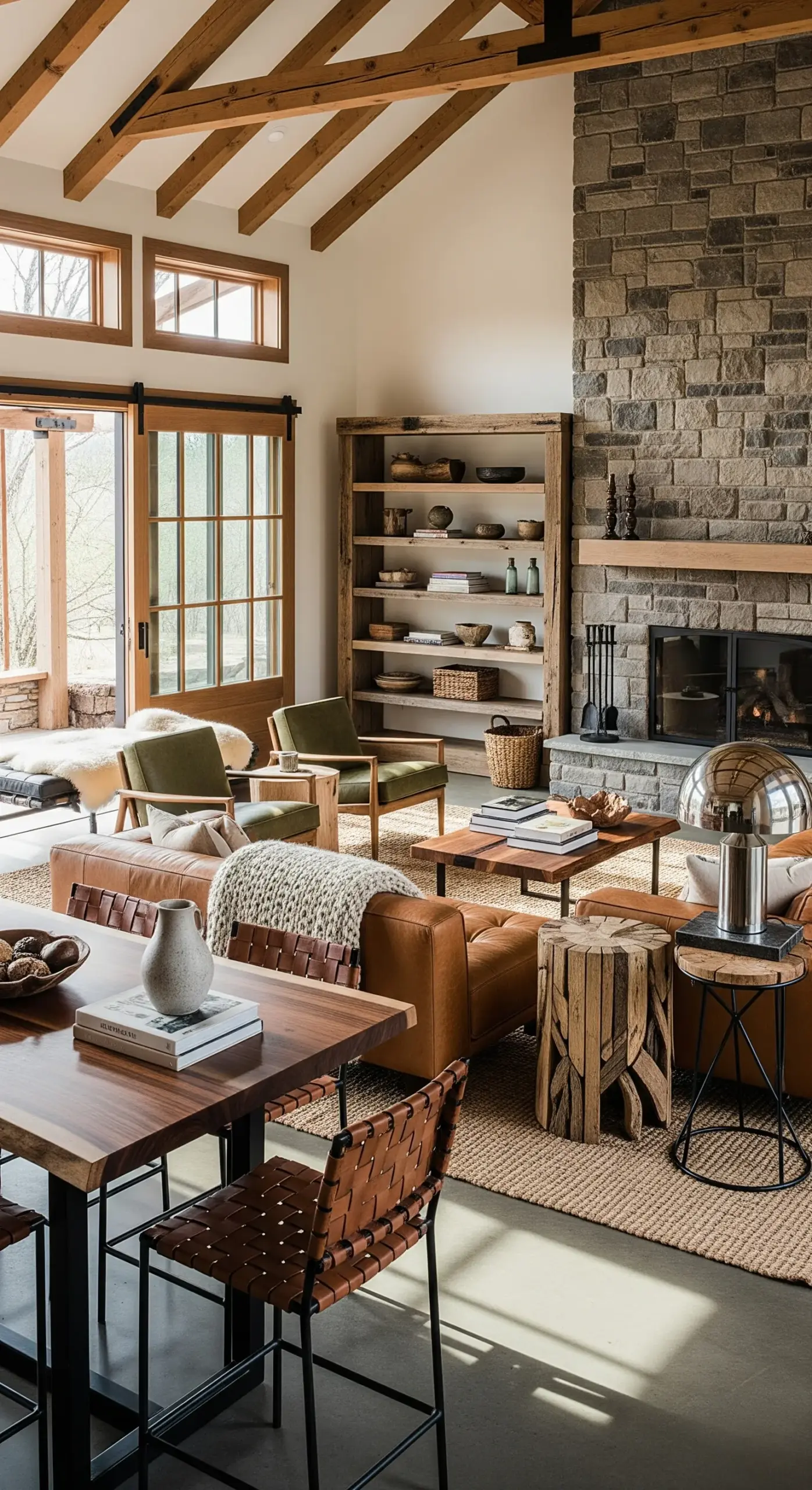 Furniture choices for spacious interiors